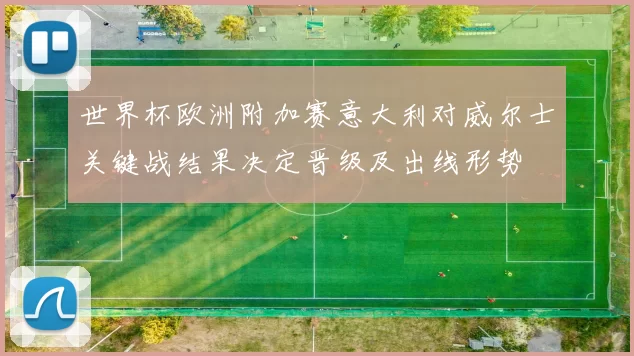 世界杯欧洲附加赛意大利对威尔士关键战结果决定晋级及出线形势