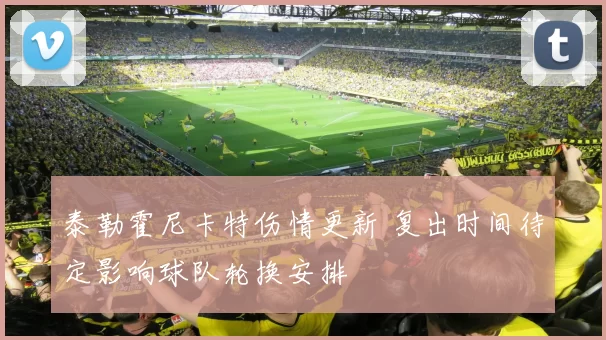 泰勒霍尼卡特伤情更新 复出时间待定影响球队轮换安排